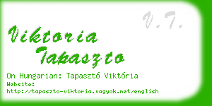 viktoria tapaszto business card